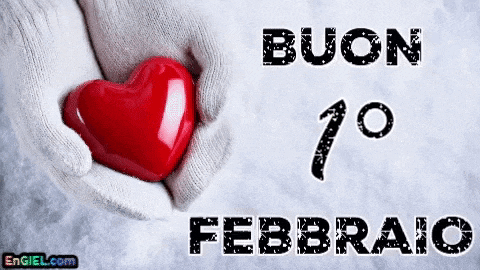 GIF Buon primo 1° Febbraio