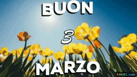 GIF Buon 3 Marzo