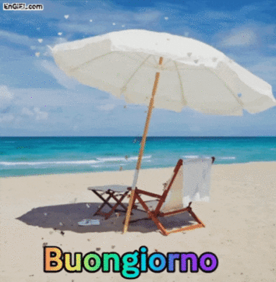 GIF Buongiorno con il mare