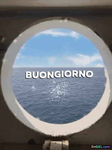 GIF Buongiorno con il mare