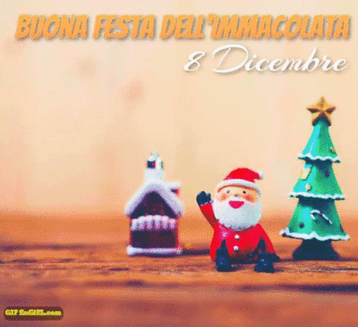 GIF Buona Festa dell'Immacolata