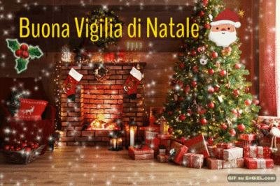 GIF Buona Vigilia di Natale