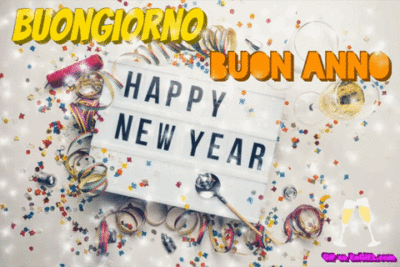 GIF Buongiorno e Buon Anno