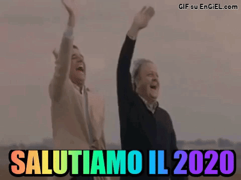 GIF Salutiamo il 2020 - Buon 2021
