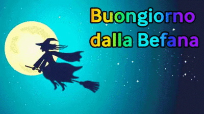 GIF Buongiorno della Befana