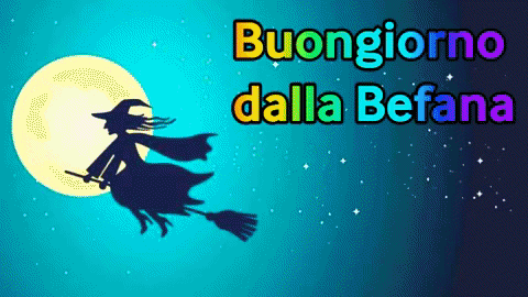 GIF Buongiorno della Befana