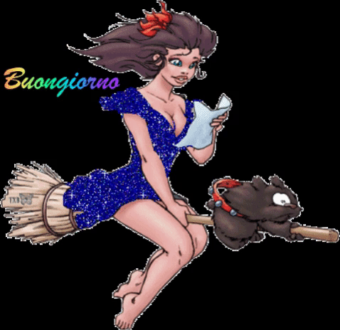 GIF Buongiorno della Befana