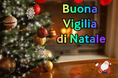 GIF Buona Vigilia di Natale