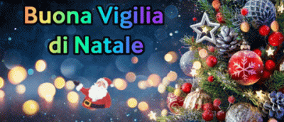 GIF Buona Vigilia di Natale