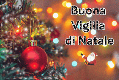 GIF Buona Vigilia di Natale
