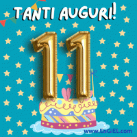 Buon Compleanno 11 anni GIF