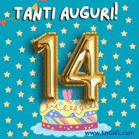Buon Compleanno 14 anni GIF