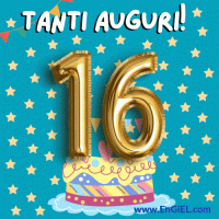 Buon Compleanno 16 anni GIF