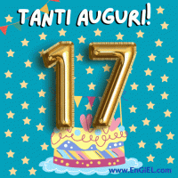Buon Compleanno 17 anni GIF