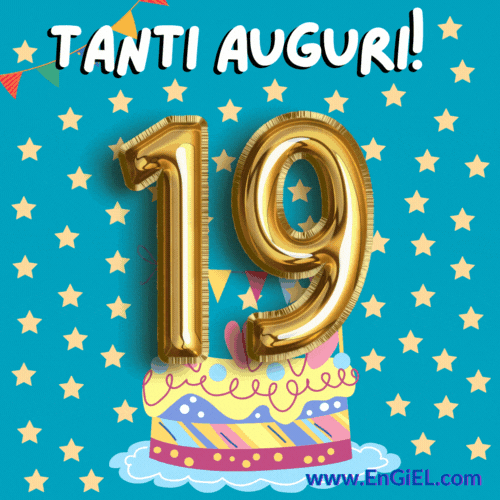 Buon Compleanno 19 anni GIF