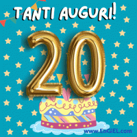 Buon Compleanno 20 anni GIF