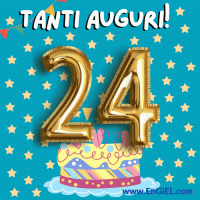 Buon Compleanno 24 anni GIF