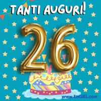 Buon Compleanno 26 anni GIF