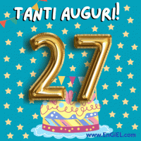 Buon Compleanno 27 anni GIF