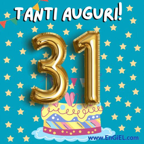 Buon Compleanno 31 anni GIF